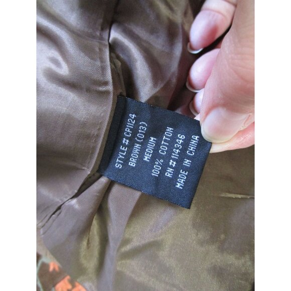 Vintage Yank Americano Embroidered Brown Velvet Western BoHo Jacket Medium GUC - Picture 6 of 16